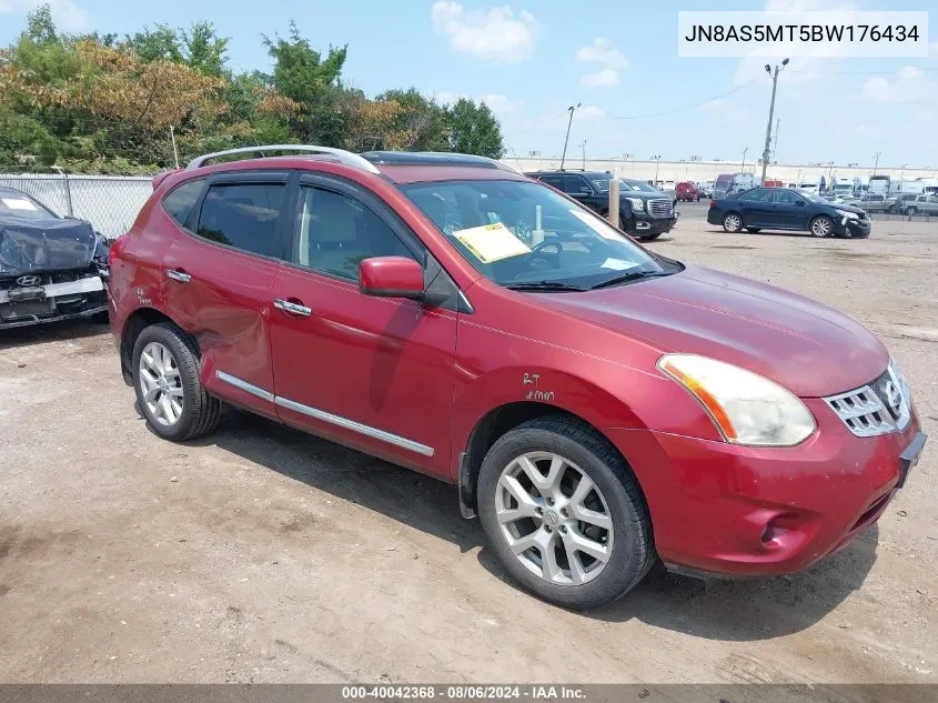 2011 Nissan Rogue Sv VIN: JN8AS5MT5BW176434 Lot: 40042368