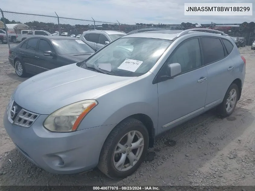 2011 Nissan Rogue Sv VIN: JN8AS5MT8BW188299 Lot: 40077075