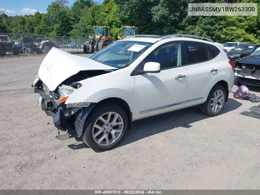 2011 Nissan Rogue Sv VIN: JN8AS5MV1BW263300 Lot: 40097510