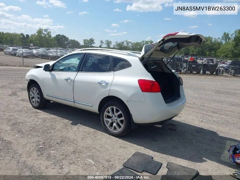 2011 Nissan Rogue Sv VIN: JN8AS5MV1BW263300 Lot: 40097510