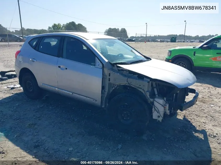 2011 Nissan Rogue S VIN: JN8AS5MV8BW678341 Lot: 40175066