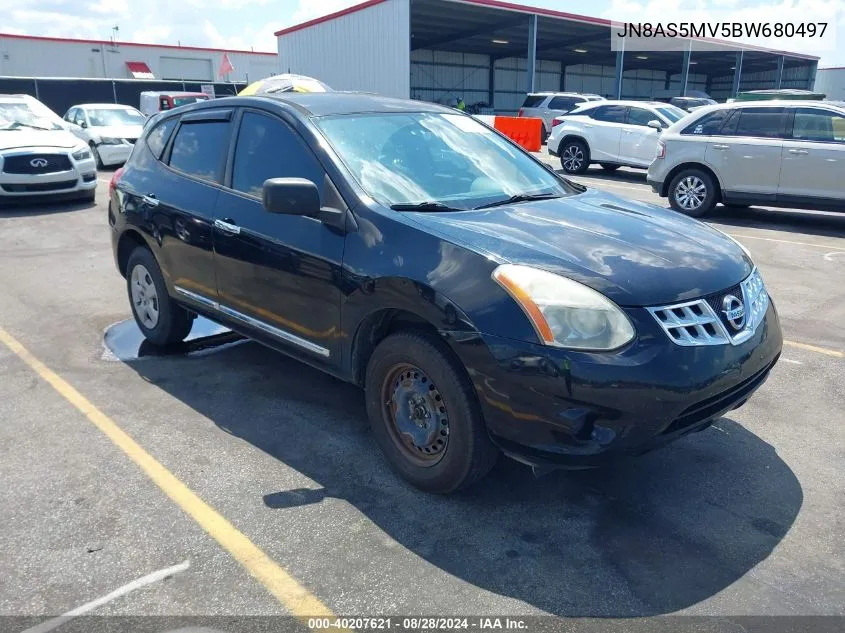 2011 Nissan Rogue S VIN: JN8AS5MV5BW680497 Lot: 40207621