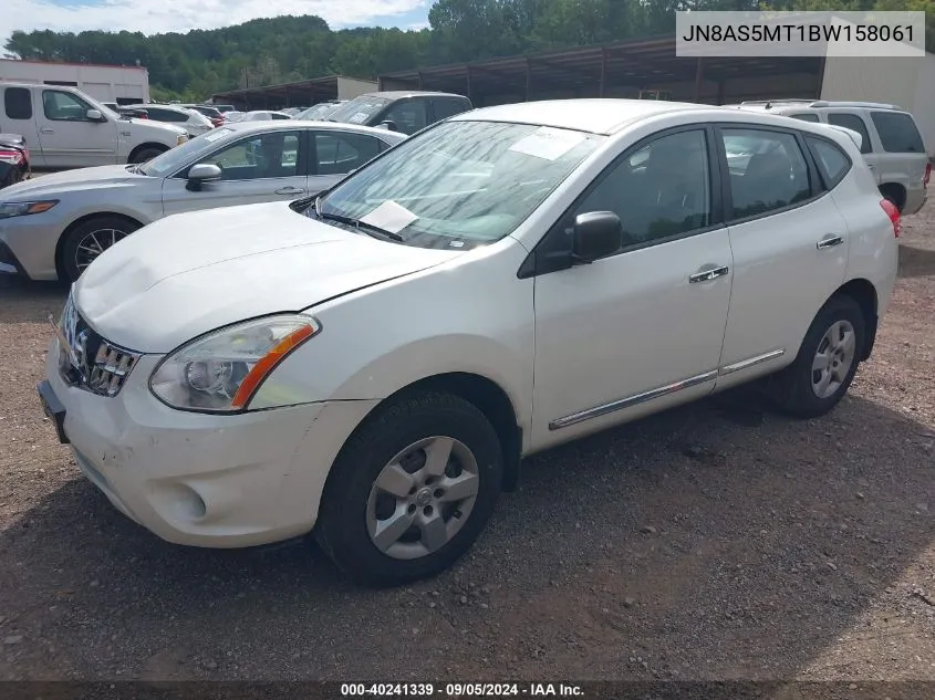 2011 Nissan Rogue S/Sv/Krom VIN: JN8AS5MT1BW158061 Lot: 40241339