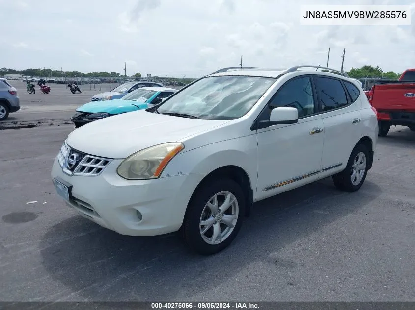 2011 Nissan Rogue Sv VIN: JN8AS5MV9BW285576 Lot: 40275066