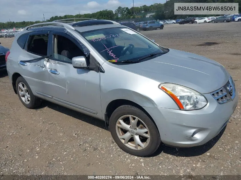 2011 Nissan Rogue Sv VIN: JN8AS5MV4BW685061 Lot: 40280274