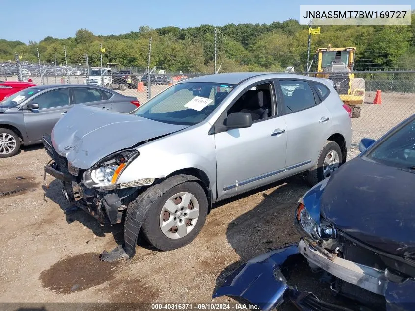 2011 Nissan Rogue S VIN: JN8AS5MT7BW169727 Lot: 40316371