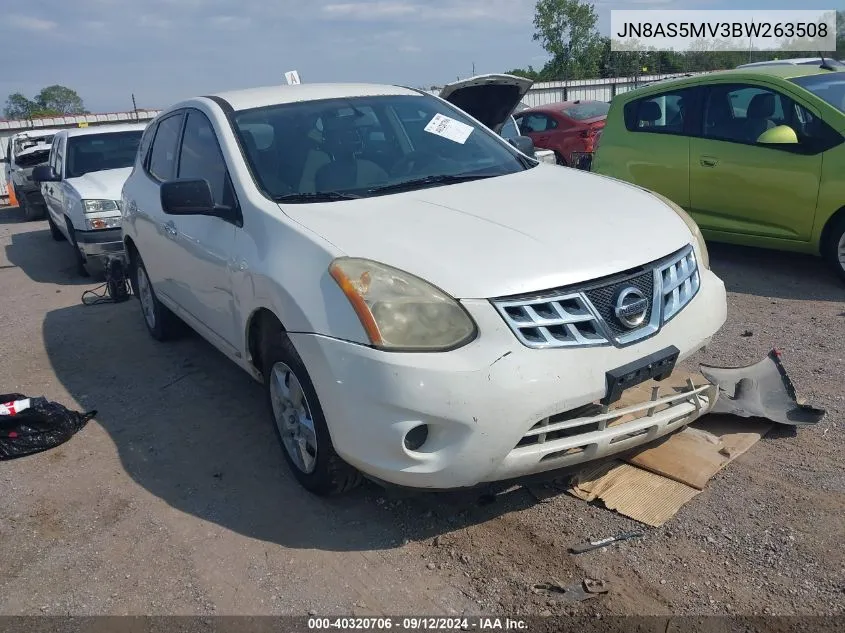 2011 Nissan Rogue S VIN: JN8AS5MV3BW263508 Lot: 40320706