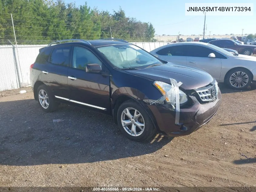 2011 Nissan Rogue Sv VIN: JN8AS5MT4BW173394 Lot: 40355865