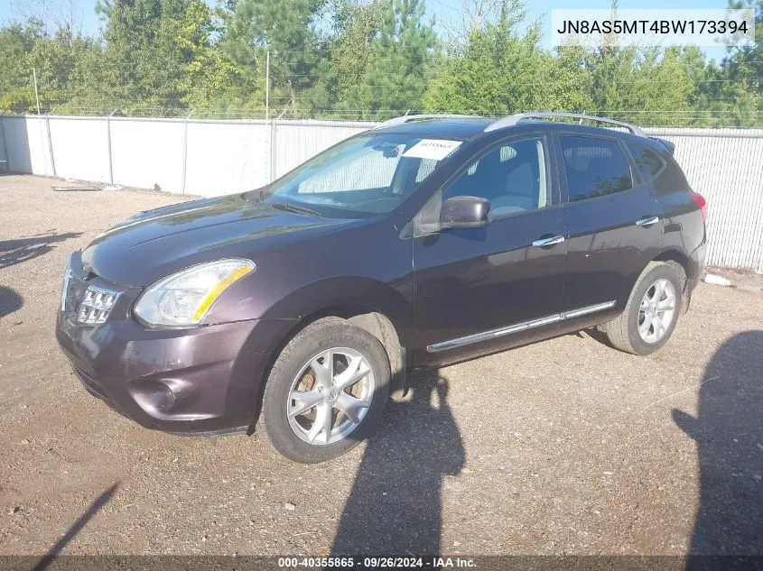 JN8AS5MT4BW173394 2011 Nissan Rogue Sv