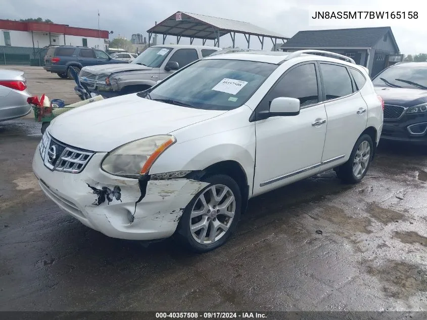 JN8AS5MT7BW165158 2011 Nissan Rogue Sv