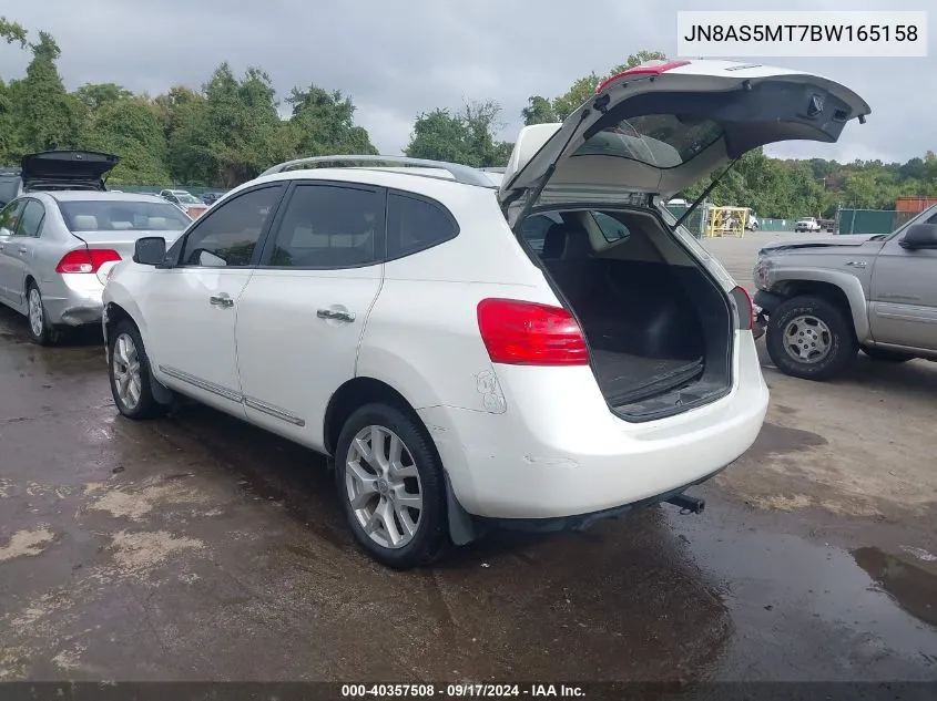 JN8AS5MT7BW165158 2011 Nissan Rogue Sv