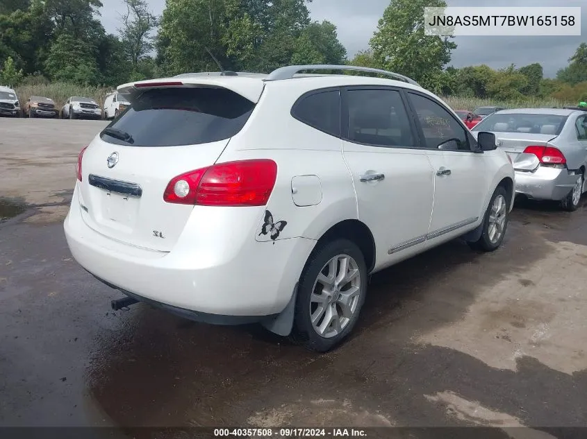 2011 Nissan Rogue Sv VIN: JN8AS5MT7BW165158 Lot: 40357508