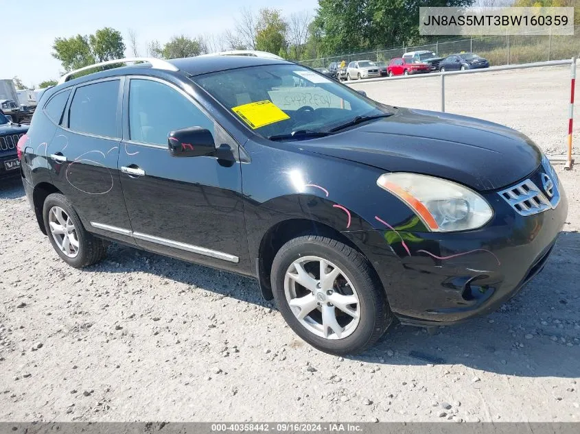 2011 Nissan Rogue S/Sv/Krom VIN: JN8AS5MT3BW160359 Lot: 40358442