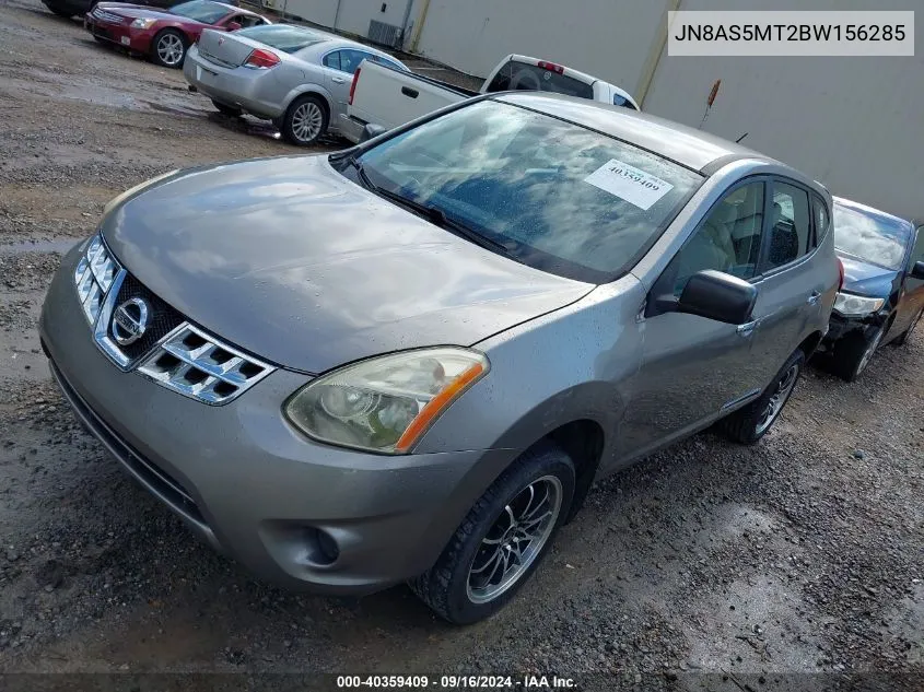 JN8AS5MT2BW156285 2011 Nissan Rogue S