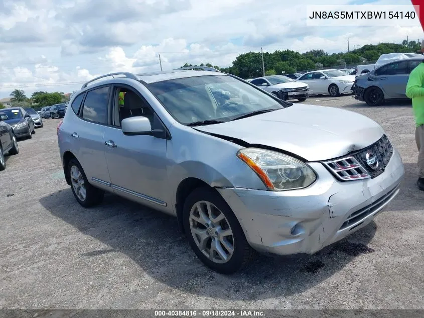 2011 Nissan Rogue Sv VIN: JN8AS5MTXBW154140 Lot: 40384816