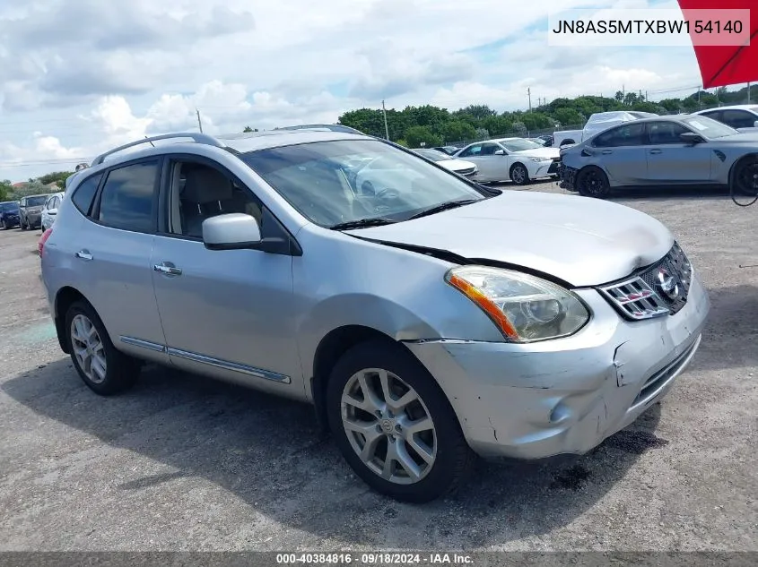 2011 Nissan Rogue Sv VIN: JN8AS5MTXBW154140 Lot: 40384816