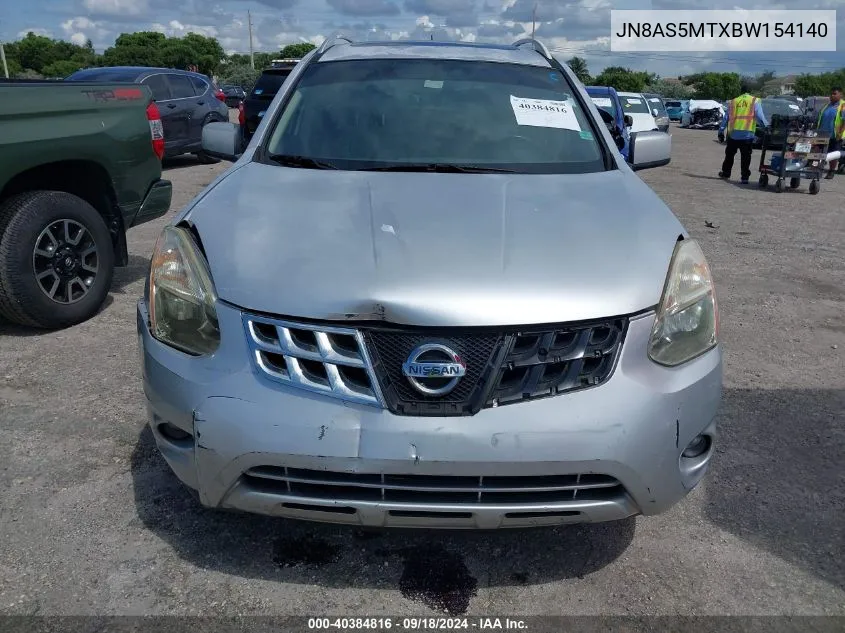 2011 Nissan Rogue Sv VIN: JN8AS5MTXBW154140 Lot: 40384816