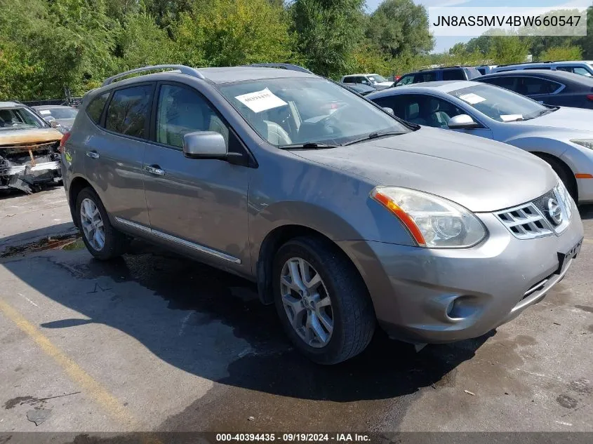 2011 Nissan Rogue Sv VIN: JN8AS5MV4BW660547 Lot: 40394435