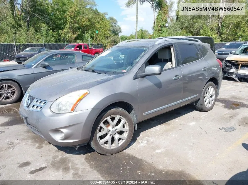 2011 Nissan Rogue Sv VIN: JN8AS5MV4BW660547 Lot: 40394435