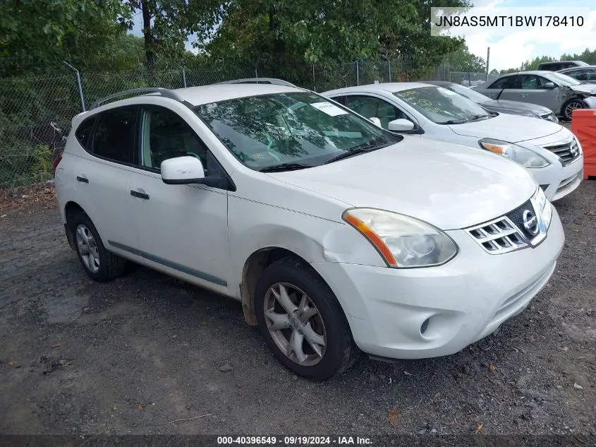 2011 Nissan Rogue Sv VIN: JN8AS5MT1BW178410 Lot: 40396549