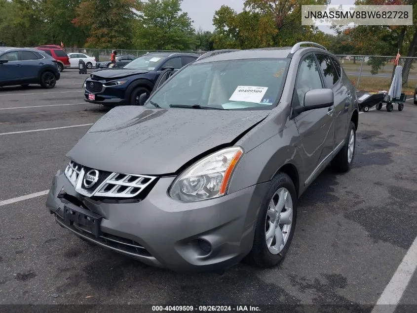 2011 Nissan Rogue S/Sv/Krom VIN: JN8AS5MV8BW682728 Lot: 40409509