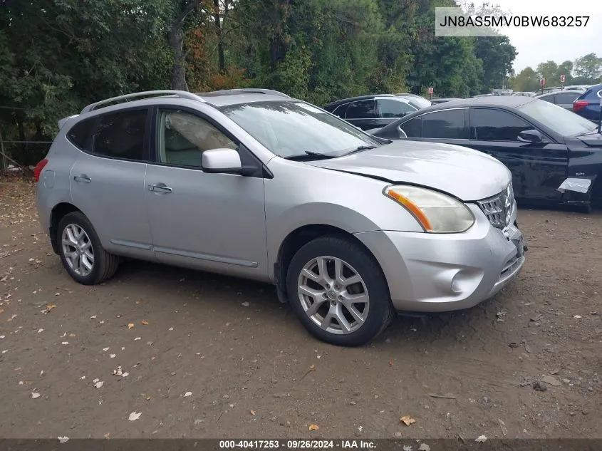 2011 Nissan Rogue Sv VIN: JN8AS5MV0BW683257 Lot: 40417253