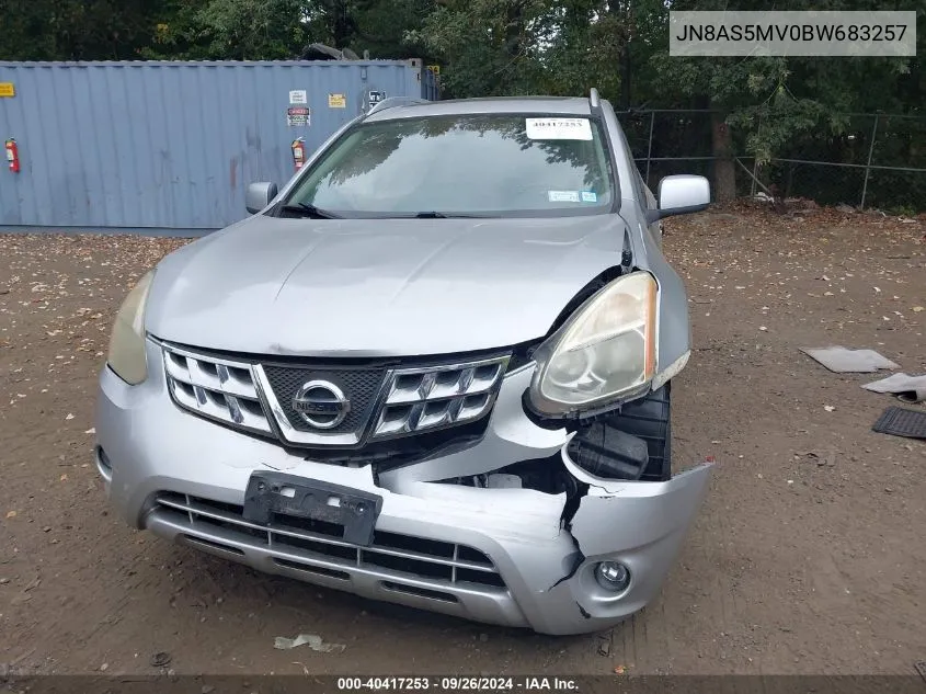 2011 Nissan Rogue Sv VIN: JN8AS5MV0BW683257 Lot: 40417253