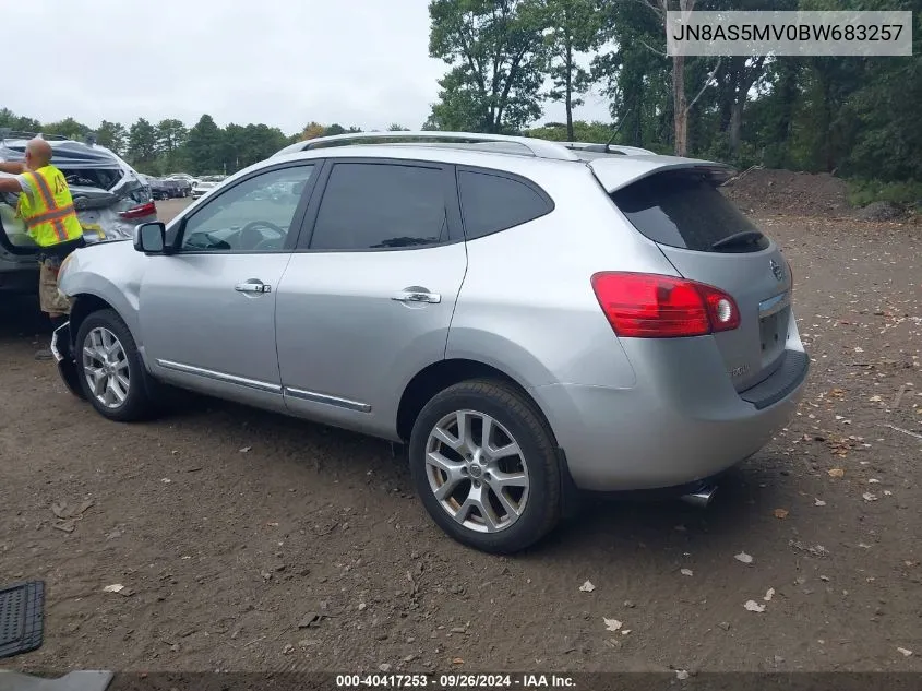 2011 Nissan Rogue Sv VIN: JN8AS5MV0BW683257 Lot: 40417253