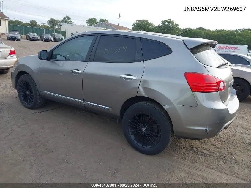 2011 Nissan Rogue S Krom Edition VIN: JN8AS5MV2BW269607 Lot: 40437901