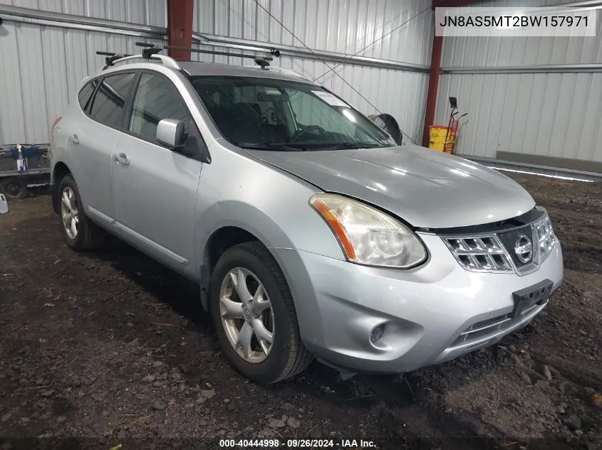 JN8AS5MT2BW157971 2011 Nissan Rogue Sv