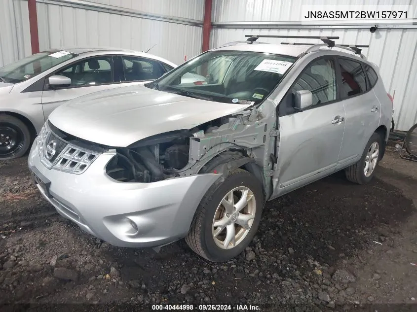 2011 Nissan Rogue Sv VIN: JN8AS5MT2BW157971 Lot: 40444998