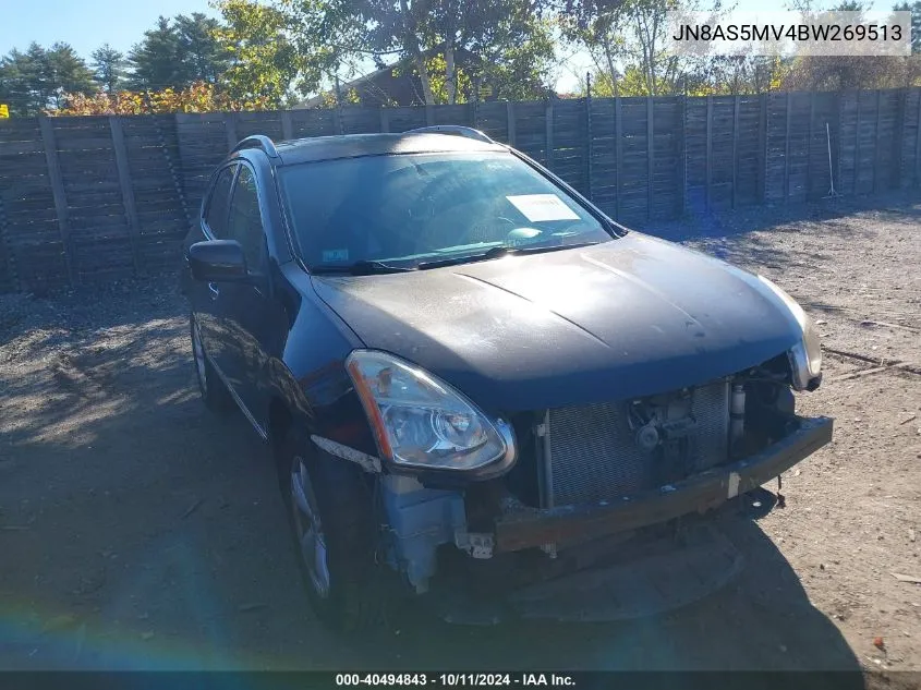 2011 Nissan Rogue Sv VIN: JN8AS5MV4BW269513 Lot: 40494843