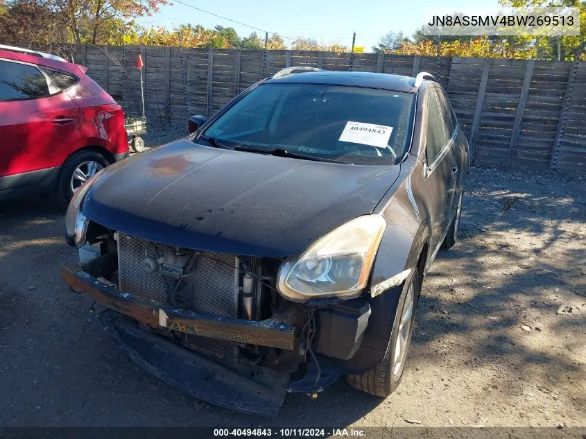 2011 Nissan Rogue Sv VIN: JN8AS5MV4BW269513 Lot: 40494843