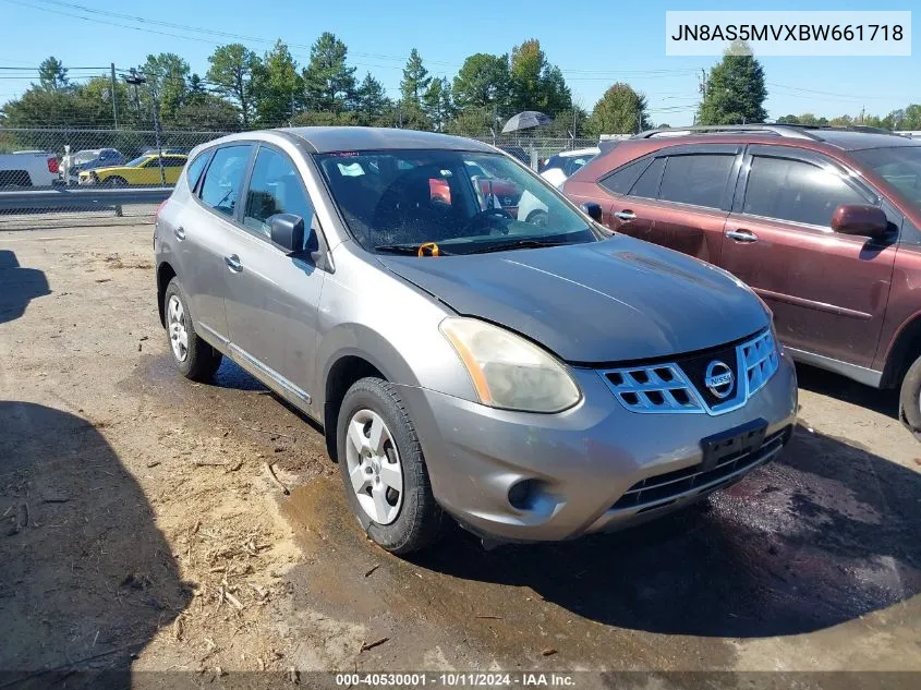 2011 Nissan Rogue S VIN: JN8AS5MVXBW661718 Lot: 40530001