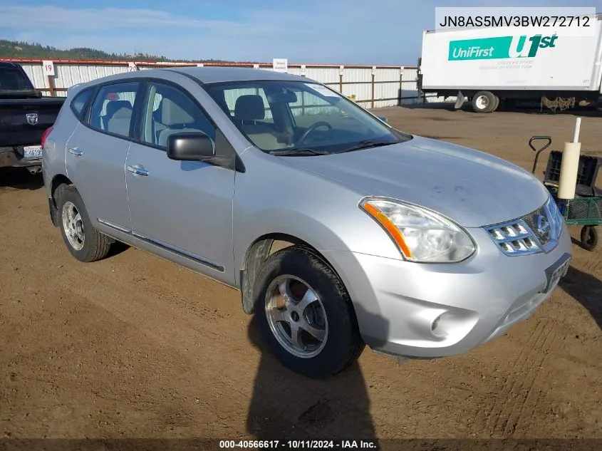 2011 Nissan Rogue S VIN: JN8AS5MV3BW272712 Lot: 40566617