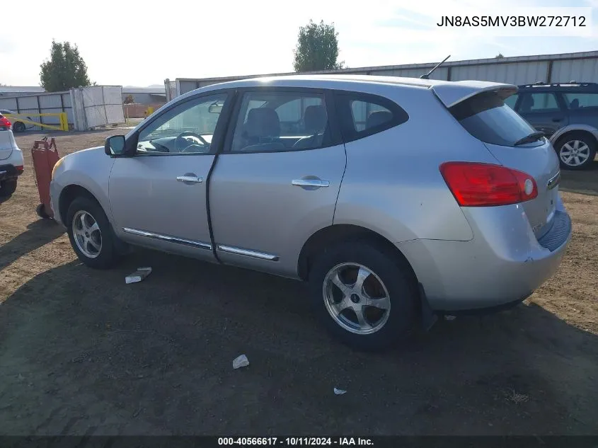 2011 Nissan Rogue S VIN: JN8AS5MV3BW272712 Lot: 40566617