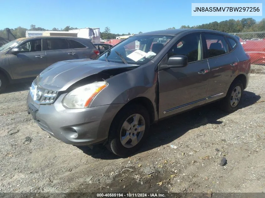 2011 Nissan Rogue S VIN: JN8AS5MV7BW297256 Lot: 40585194