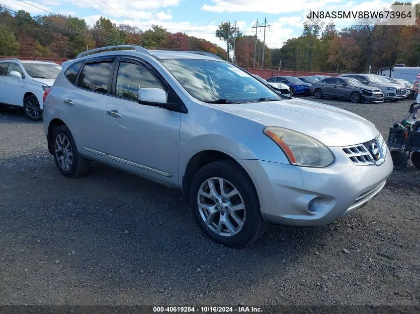 2011 Nissan Rogue Sv VIN: JN8AS5MV8BW673964 Lot: 40619284