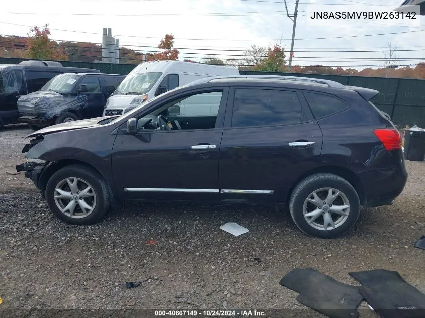 2011 Nissan Rogue Sv VIN: JN8AS5MV9BW263142 Lot: 40667149