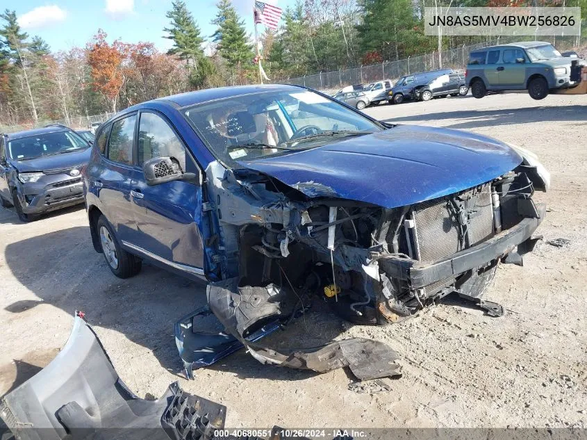 2011 Nissan Rogue S VIN: JN8AS5MV4BW256826 Lot: 40680551