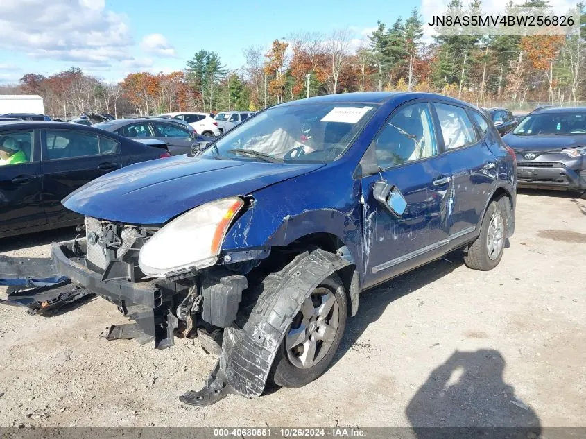 2011 Nissan Rogue S VIN: JN8AS5MV4BW256826 Lot: 40680551