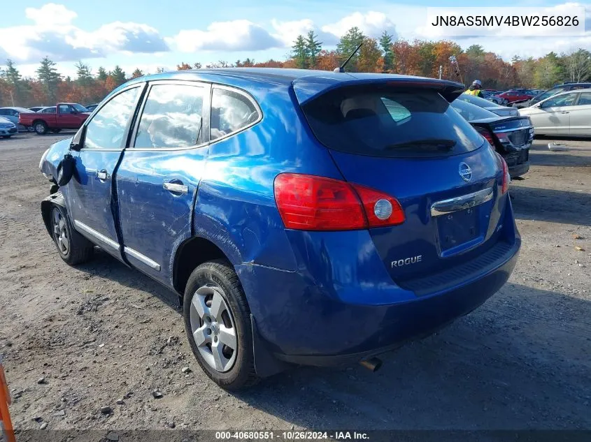 2011 Nissan Rogue S VIN: JN8AS5MV4BW256826 Lot: 40680551