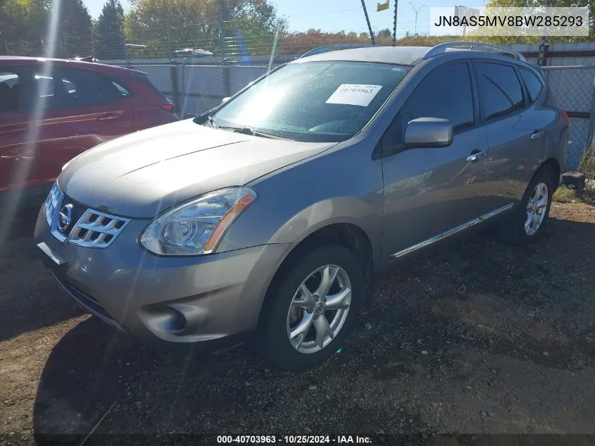 2011 Nissan Rogue Sv VIN: JN8AS5MV8BW285293 Lot: 40703963