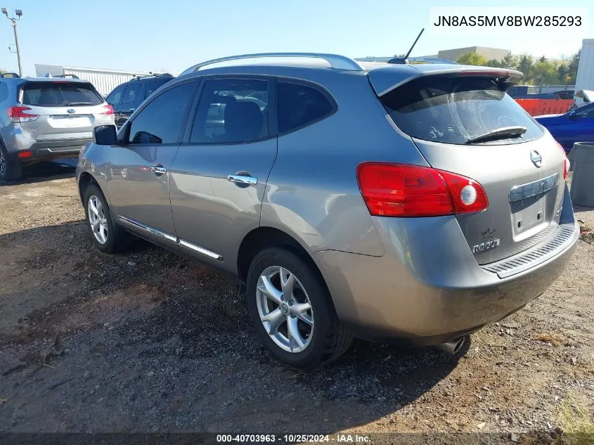 2011 Nissan Rogue Sv VIN: JN8AS5MV8BW285293 Lot: 40703963