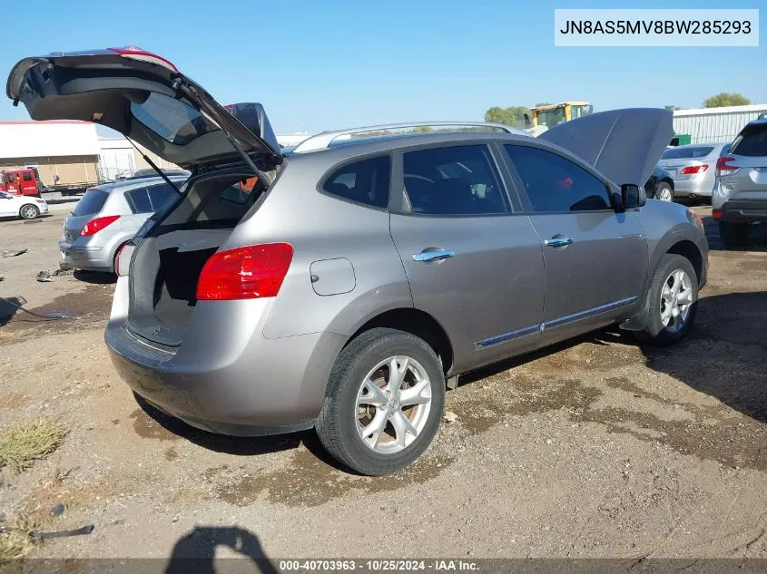 2011 Nissan Rogue Sv VIN: JN8AS5MV8BW285293 Lot: 40703963