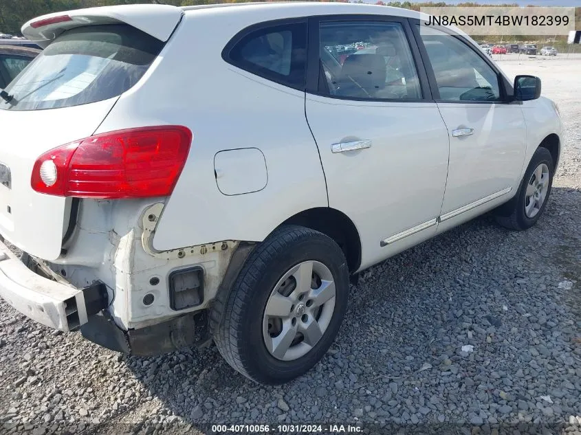 2011 Nissan Rogue S VIN: JN8AS5MT4BW182399 Lot: 40710056