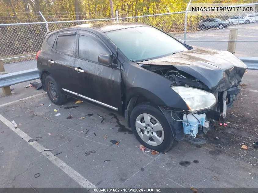 2011 Nissan Rogue S VIN: JN8AS5MT9BW171608 Lot: 40731682