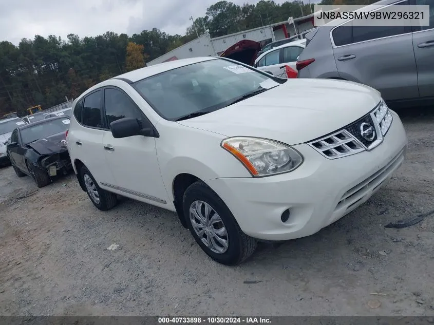 2011 Nissan Rogue S VIN: JN8AS5MV9BW296321 Lot: 40733898