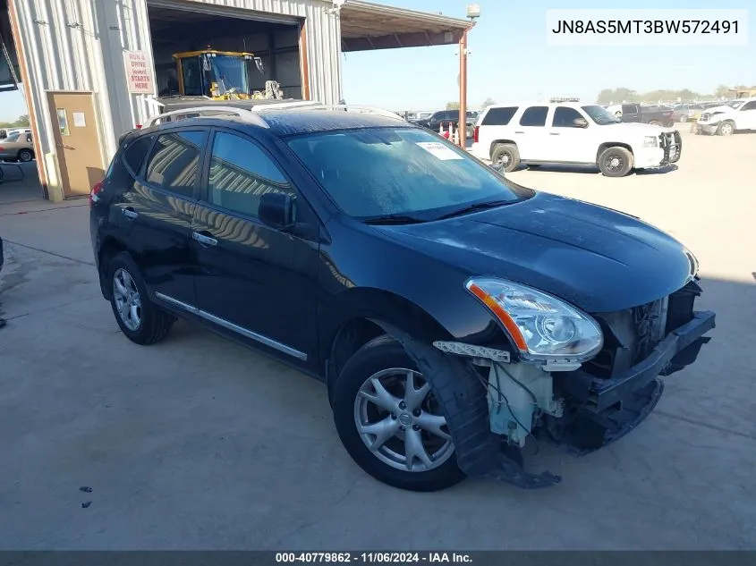 2011 Nissan Rogue Sv VIN: JN8AS5MT3BW572491 Lot: 40779862