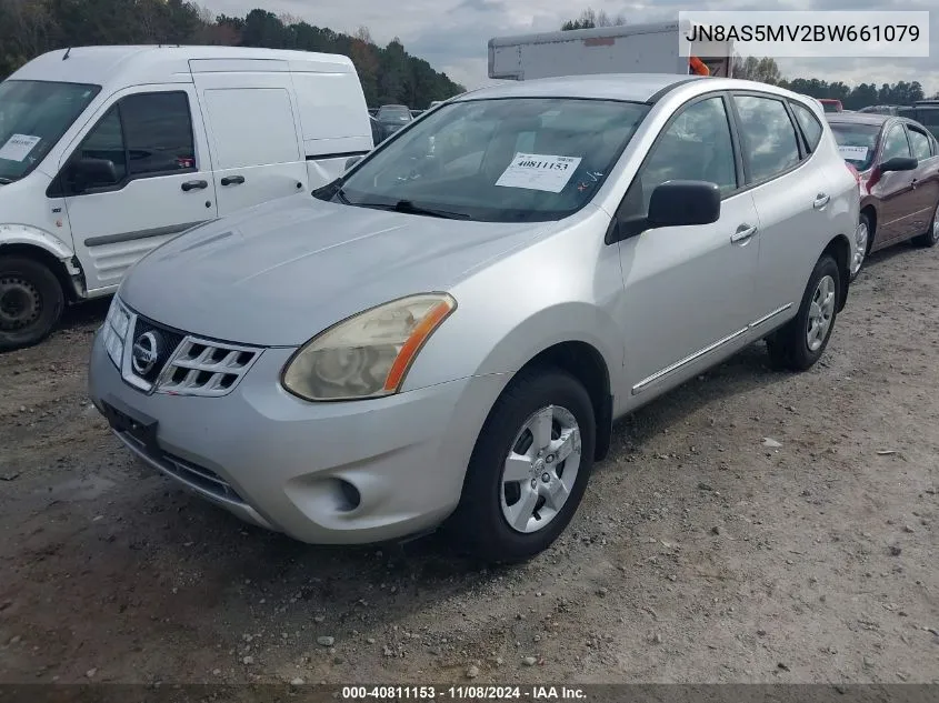 2011 Nissan Rogue S VIN: JN8AS5MV2BW661079 Lot: 40811153